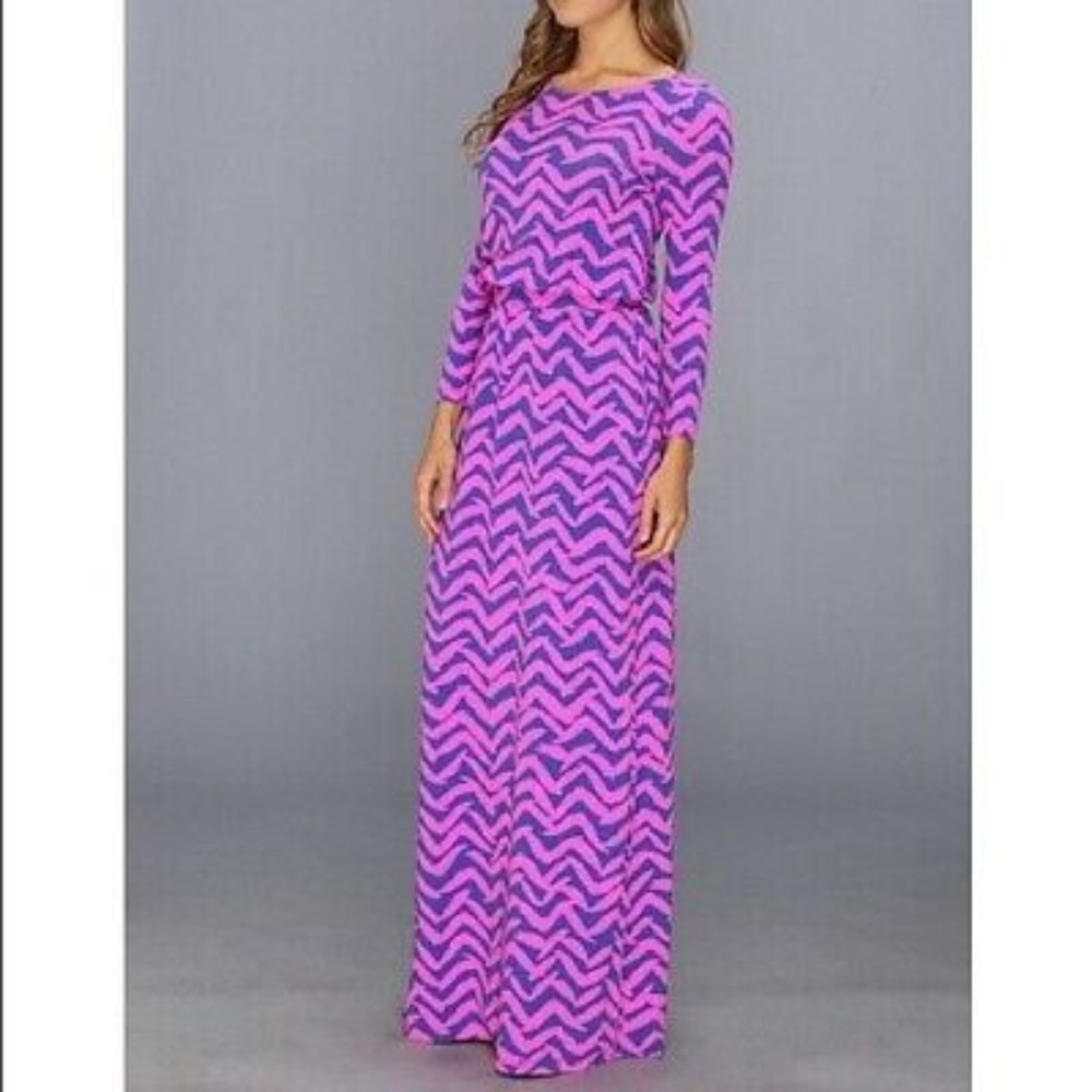 Lilly Pulitzer Nigella Maxi Dress I Got Lucky NEW